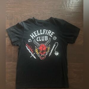 Stranger Things Hellfire Club Black T-Shirt